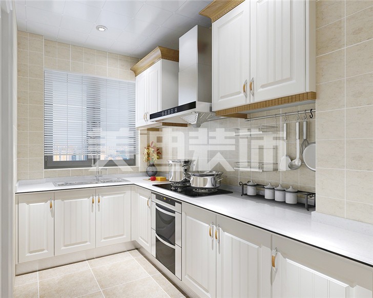 長(zhǎng)沙中建信和城115平裝修案例-廚房