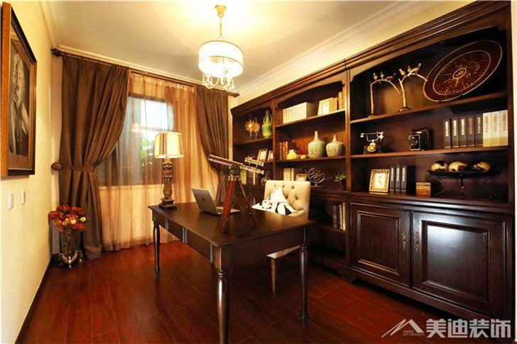 八方小區(qū)裝修案例-書房