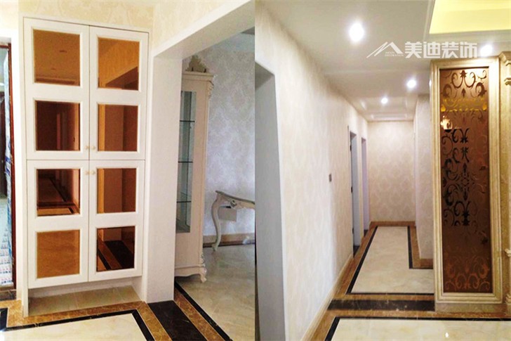 長(zhǎng)沙萬博匯三室兩廳裝修案例—過道