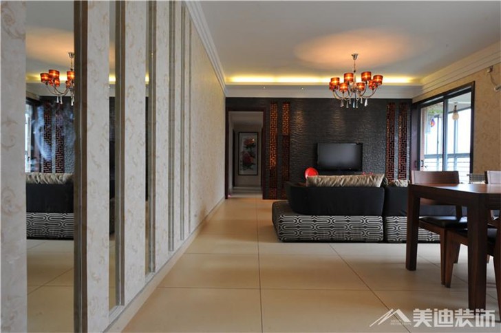 長(zhǎng)沙君悅香邸裝修案例-客廳