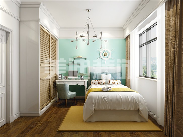長沙中建信和城115平米裝修案例-臥室