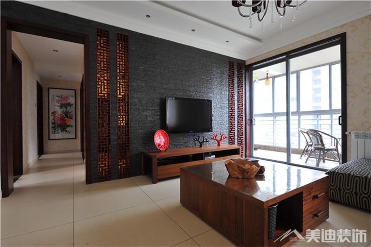 長(zhǎng)沙君悅香邸裝修案例-客廳