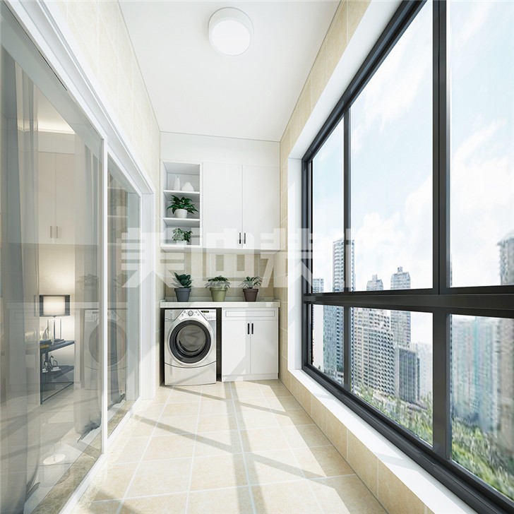 長沙90平裝修案例-陽臺(tái)