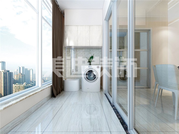 長(zhǎng)沙120平裝修案例-陽(yáng)臺(tái)