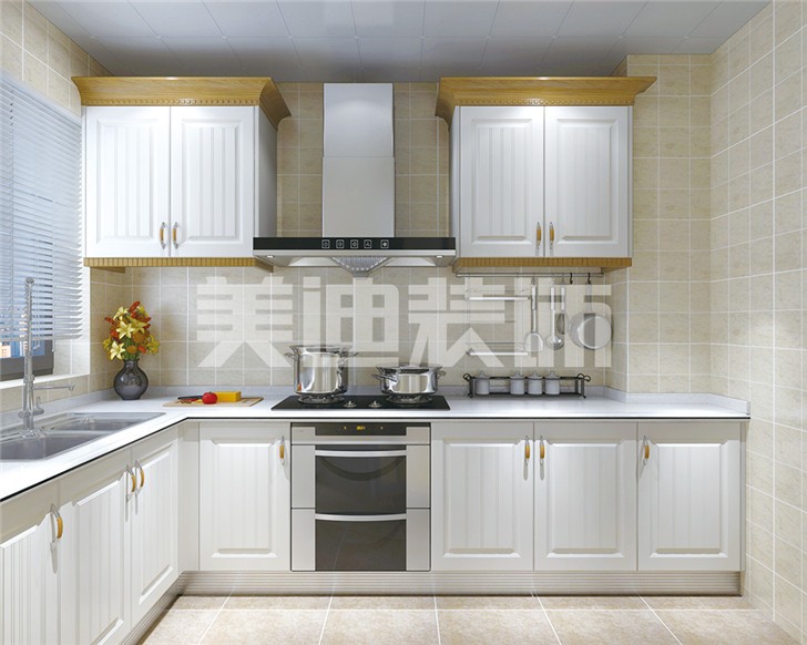 長沙中建信和城115平米裝修案例-廚房