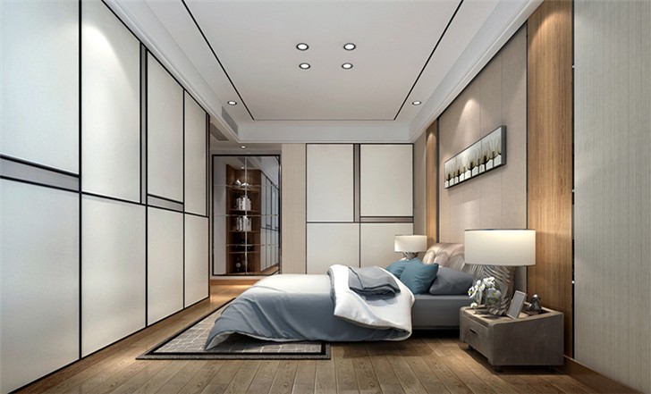 保利國(guó)際-裝修案例-臥室