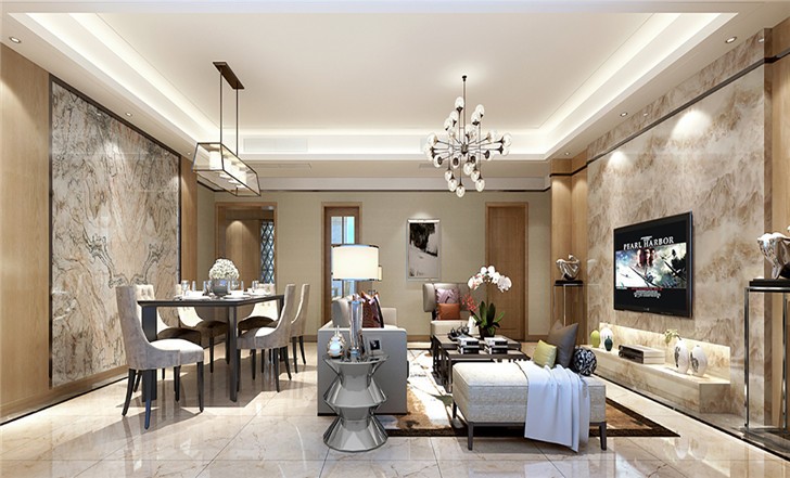 保利國(guó)際-裝修案例-餐廳