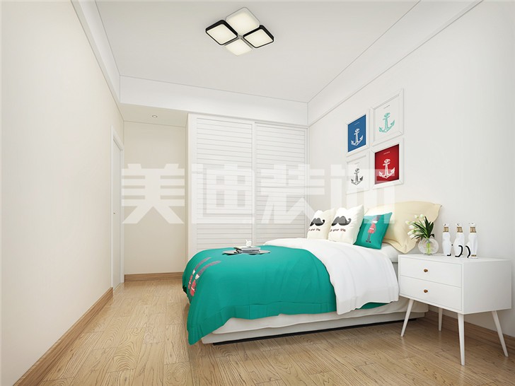 長沙90平裝修案例-臥室