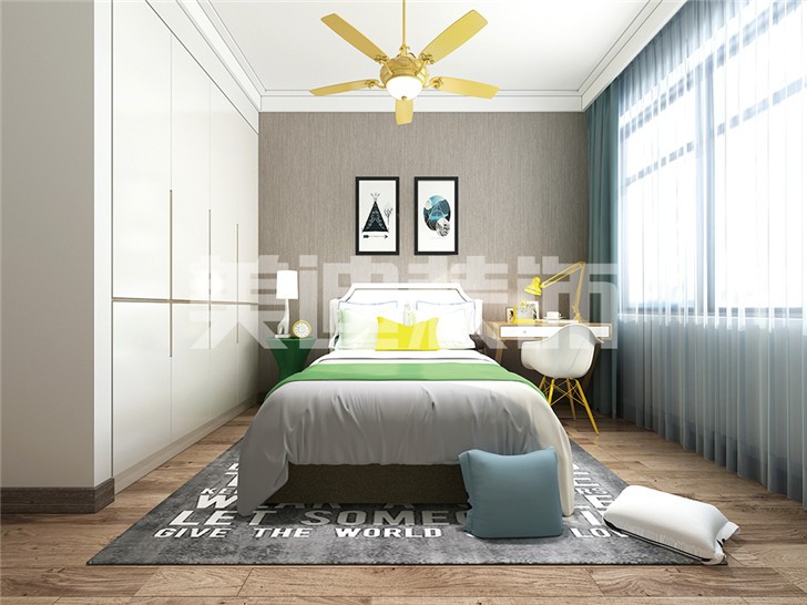 長(zhǎng)沙120平裝修案例-臥室