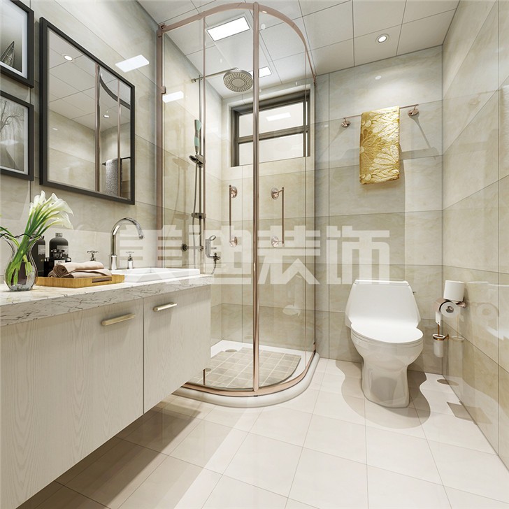 長(zhǎng)沙120平裝修案例-衛(wèi)生間