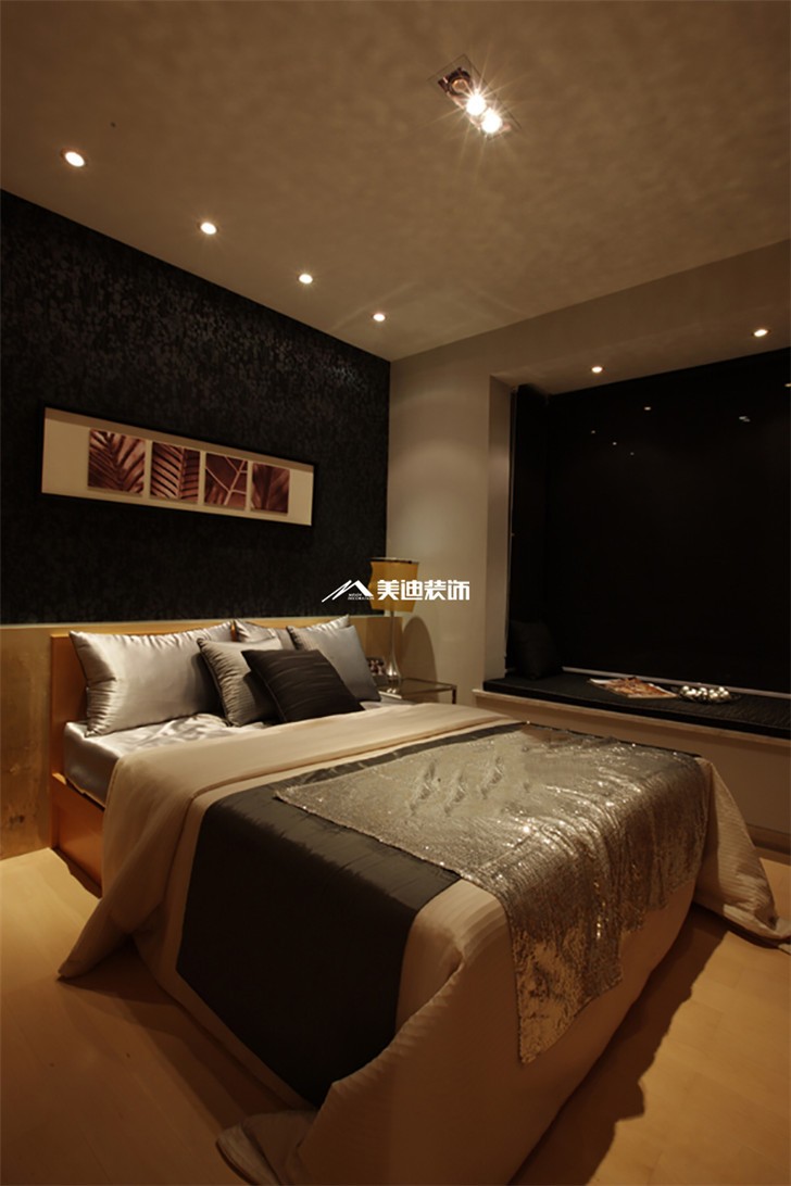 長(zhǎng)沙新城國(guó)際花都90平裝修案例-臥室