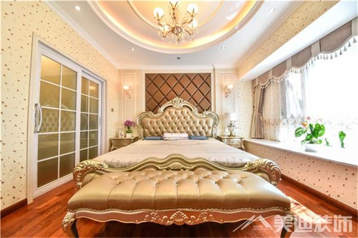 長(zhǎng)沙洋湖公館裝修案例-臥室