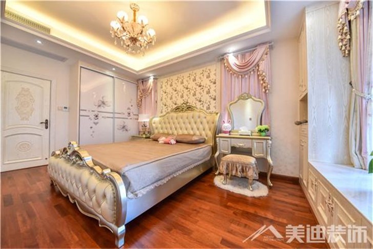 長(zhǎng)沙洋湖公館裝修案例-臥室