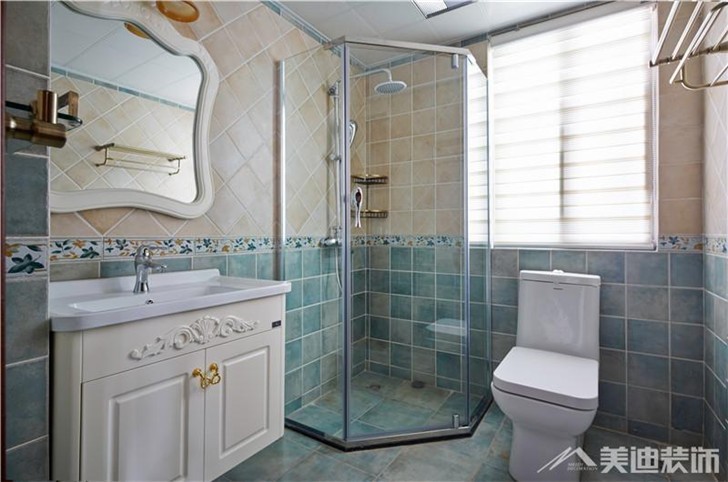 長沙香樟景苑300平裝修案例-衛(wèi)生間