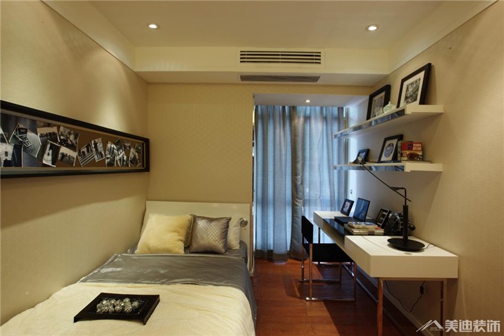 長沙松雅湖金岸150平裝修案例-臥室