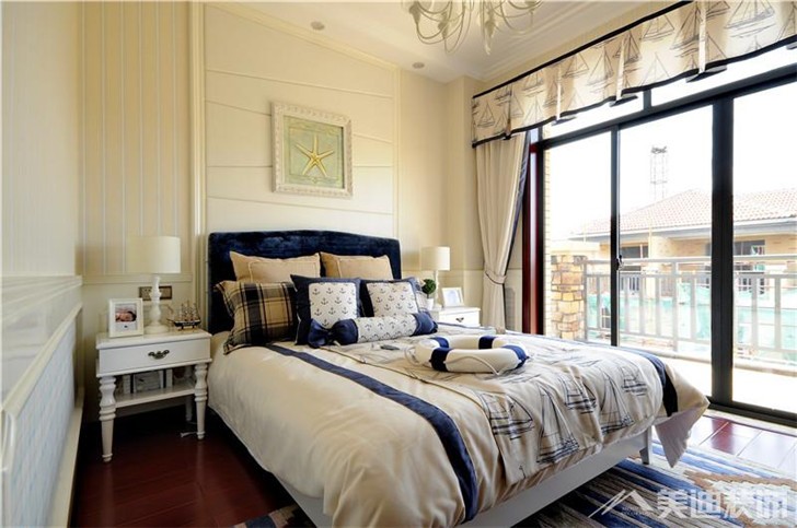 長沙世茂鉑翠灣裝修案例-臥室
