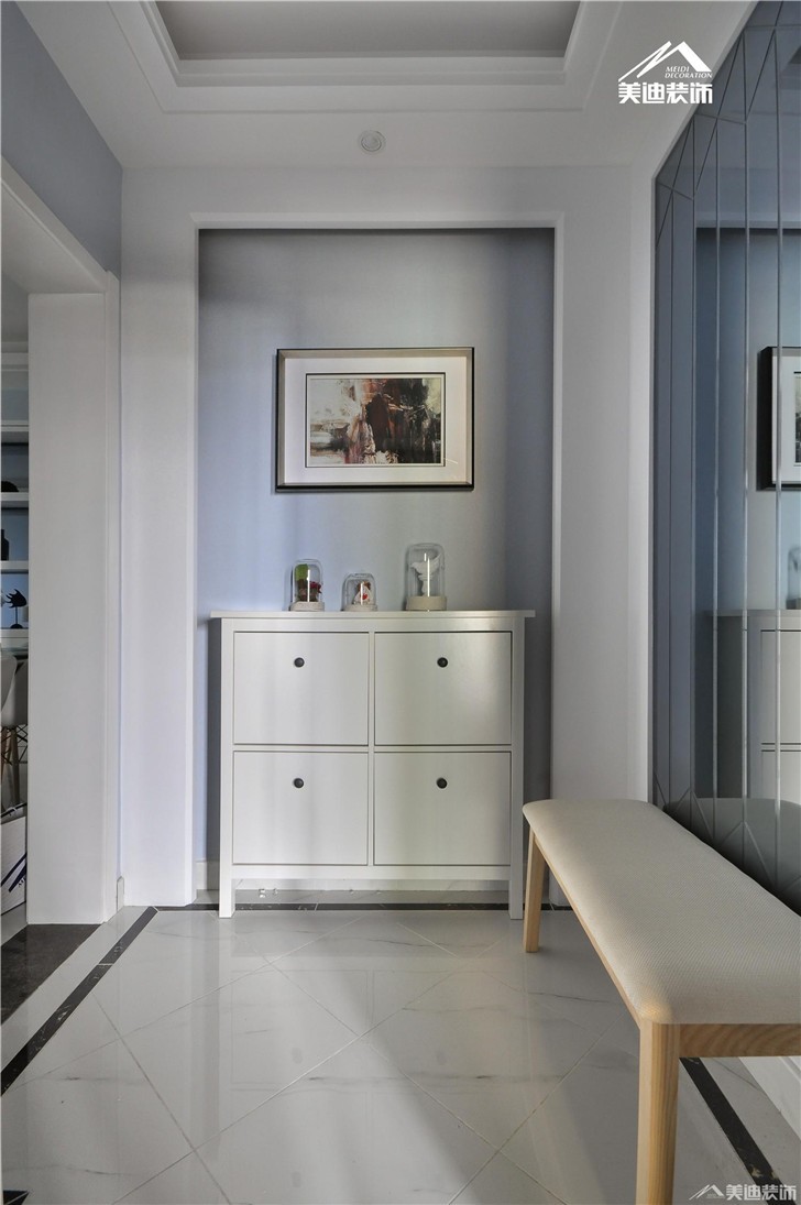 長沙萬里時代裝修案例-玄關(guān)