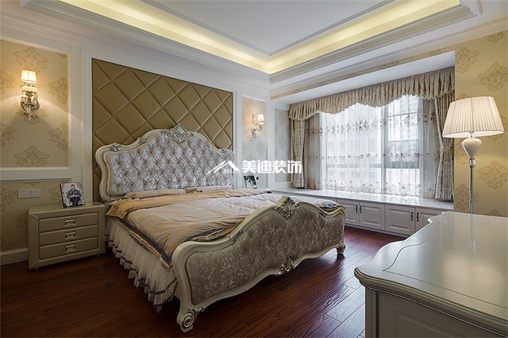 長沙萬博匯140平修案例-臥室