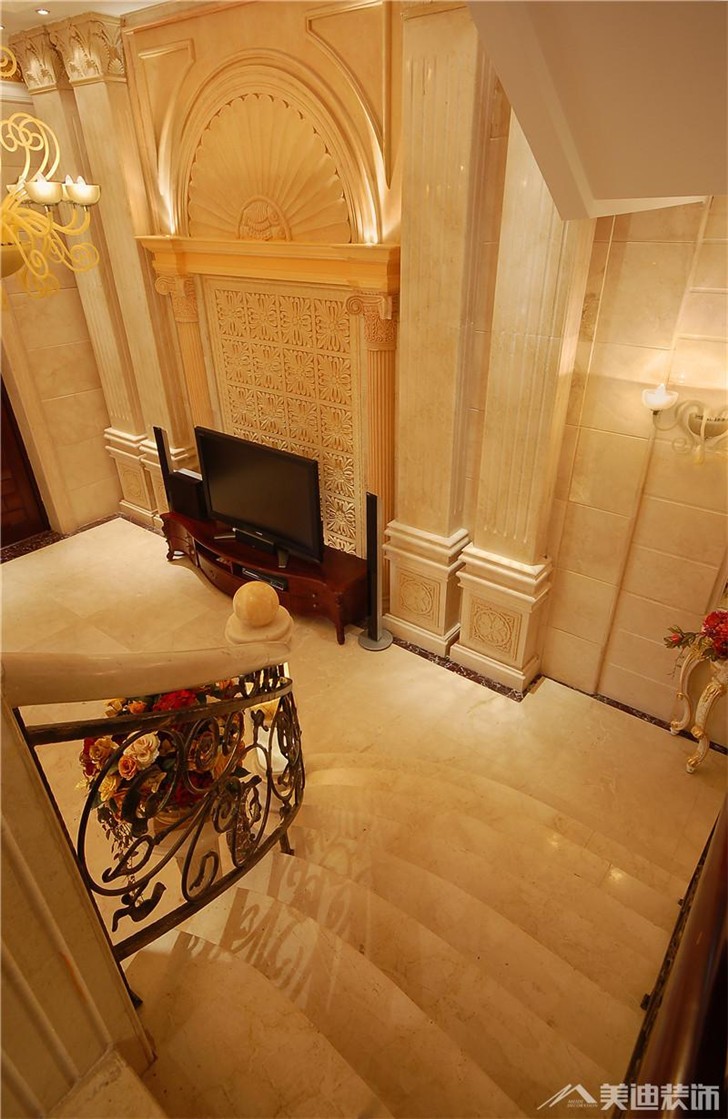 長沙水云間裝修案例-客廳