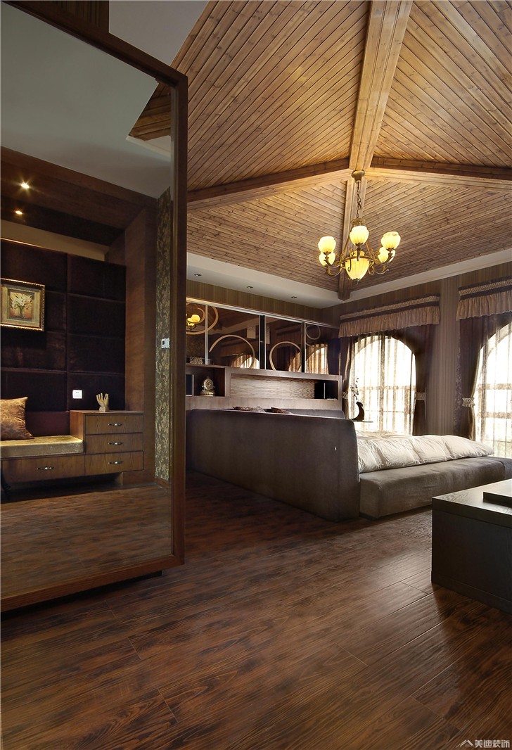 長沙水云間裝修案例-臥室