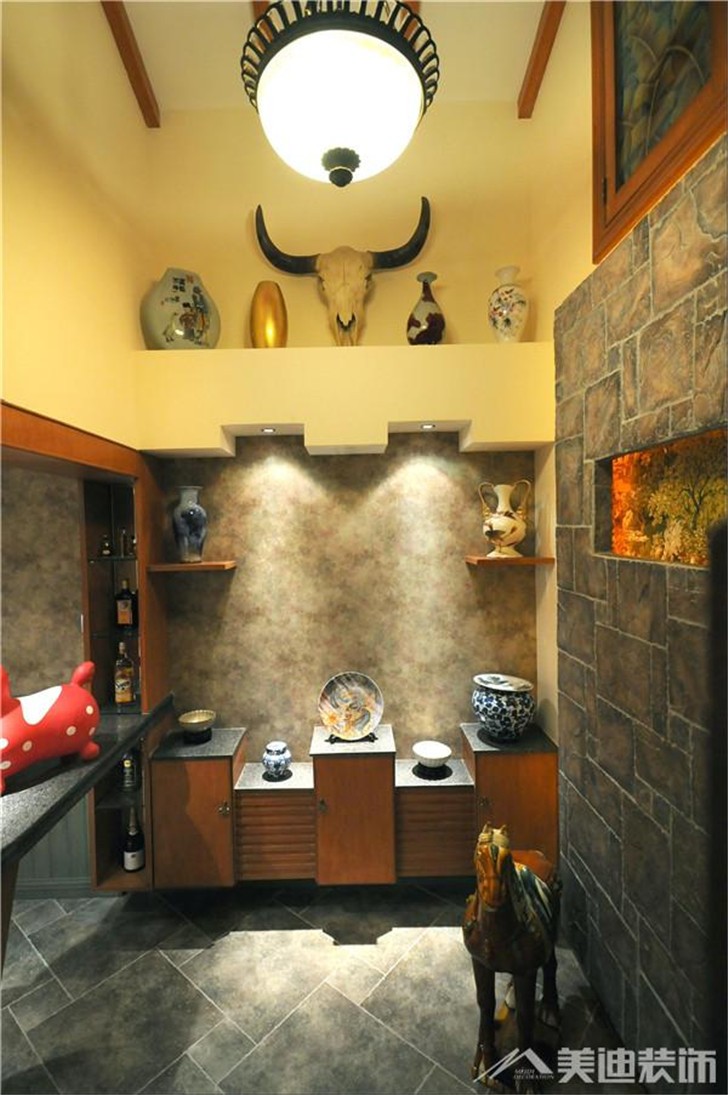 長沙水云間裝修案例-收藏室