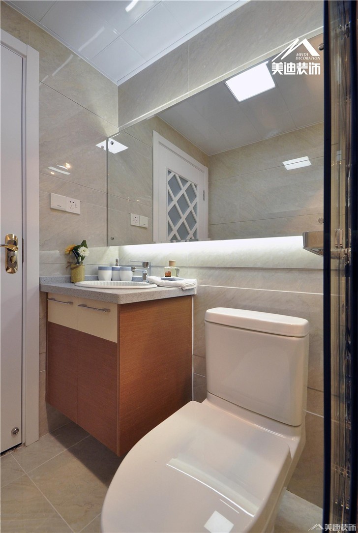 長沙萬里時代裝修案例-衛(wèi)生間