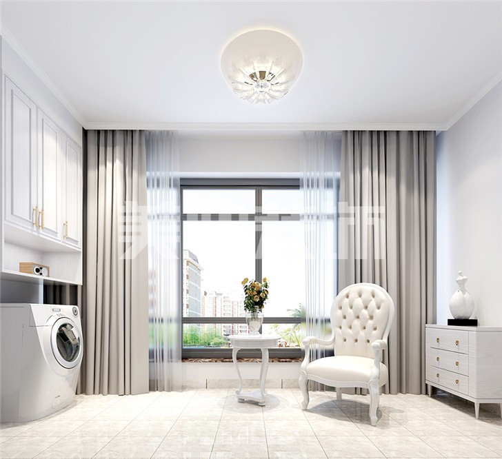 歐式85㎡整裝案例-陽臺(tái)