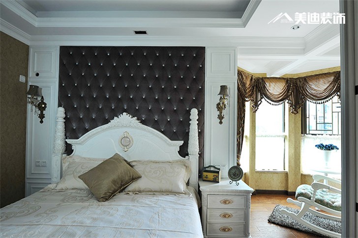 藏瓏中式裝修案例-臥室