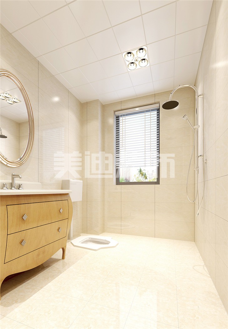 歐式85㎡整裝案例-衛(wèi)生間