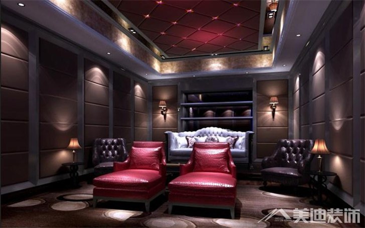 碧桂園600㎡別墅案例-影音室