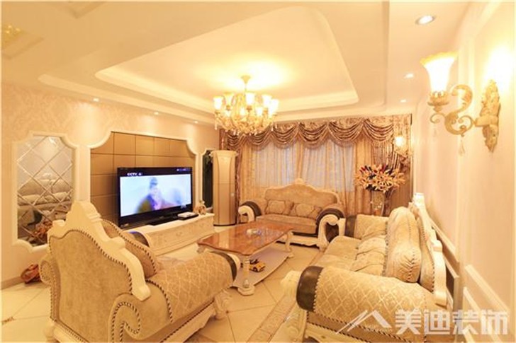 黎郡新宇裝修案例-客廳