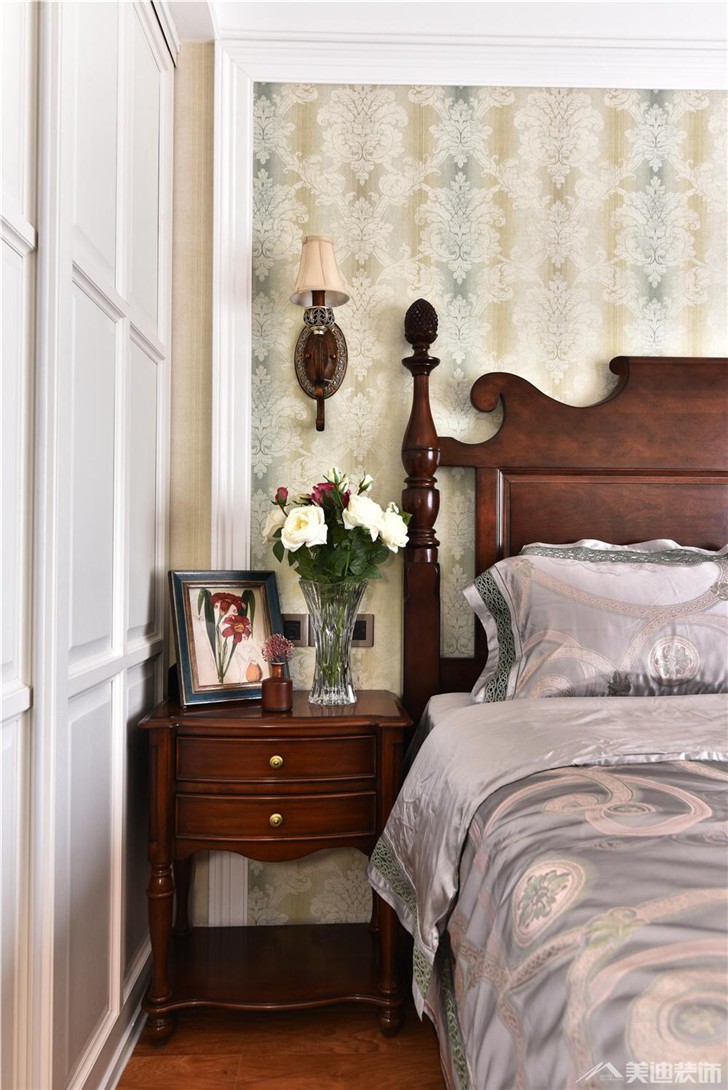 金茂梅溪湖裝修案例-臥室