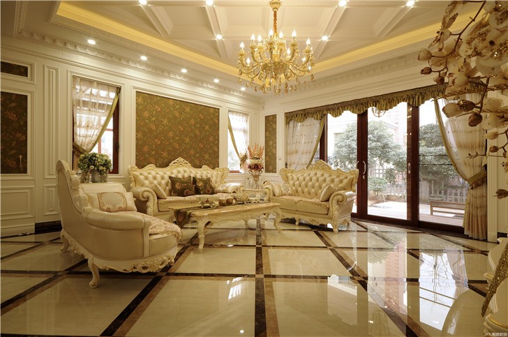 碧桂園別墅案例-客廳