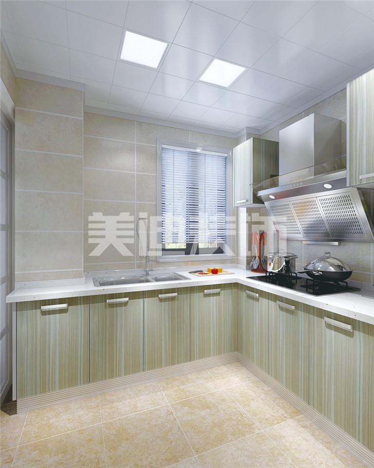 現(xiàn)代風(fēng)85㎡整裝案例-廚房