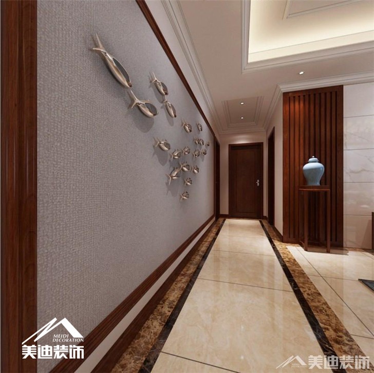 盛隆家園裝修案例-過道