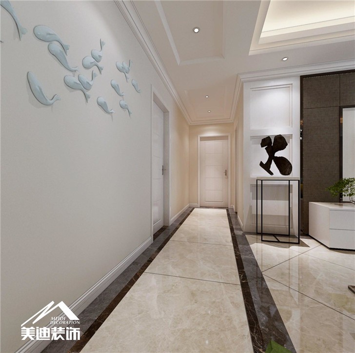 盛隆家園現(xiàn)代風(fēng)格案例-過(guò)道