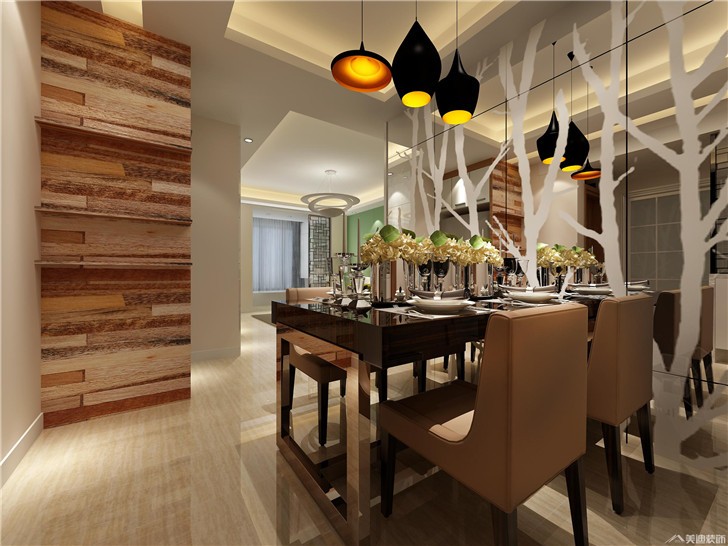 清溪川9號(hào)現(xiàn)代風(fēng)案例-餐廳