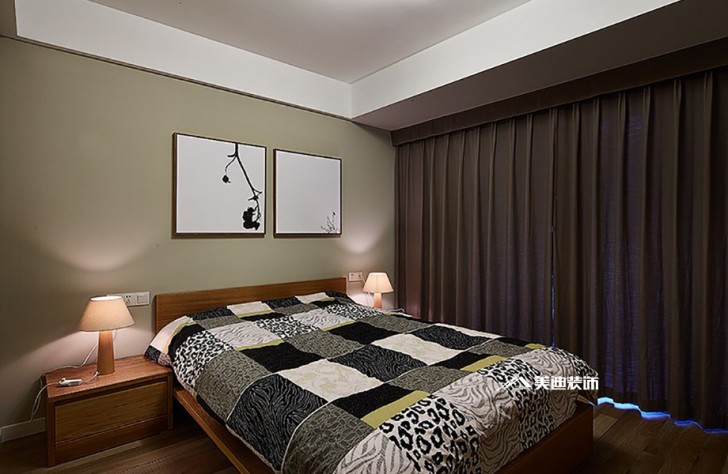 長(zhǎng)沙八方小區(qū)裝修效果圖-次臥室 