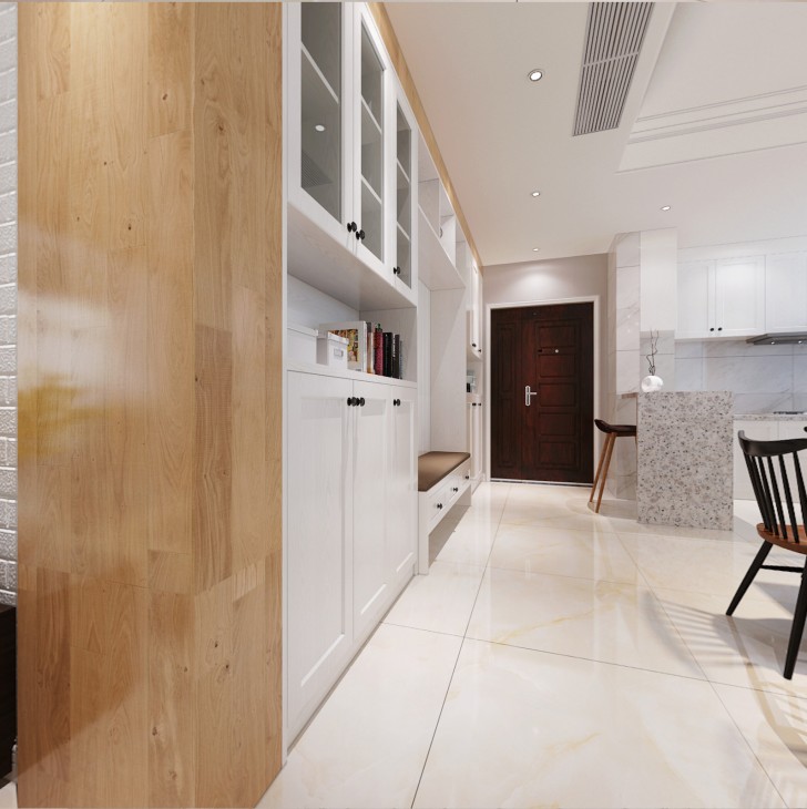 長(zhǎng)沙湘江世紀(jì)城融江苑現(xiàn)代風(fēng)案例-過(guò)道