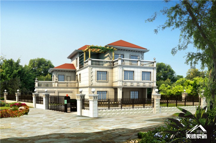 私家別墅210㎡裝修案例-外觀