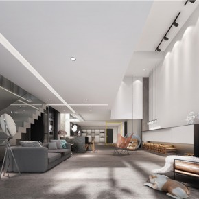 中海天鑒240平工業(yè)風(fēng)平裝 ...