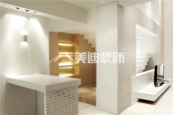 融科東南?，F(xiàn)代簡(jiǎn)約風(fēng)裝修案例圖—吧臺(tái)