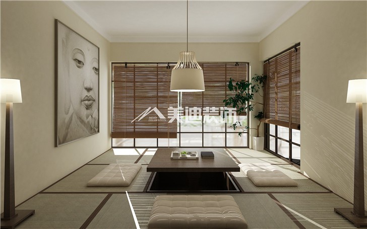 湘熙水郡清新北歐風(fēng)裝修案例圖—和室