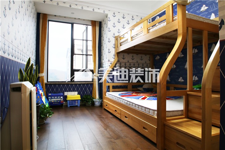 香樟公館美式風(fēng)裝修案例圖—兒童房