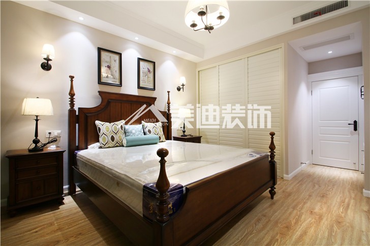 梅溪湖合能璞麗簡歐風(fēng)裝修案例圖—臥室