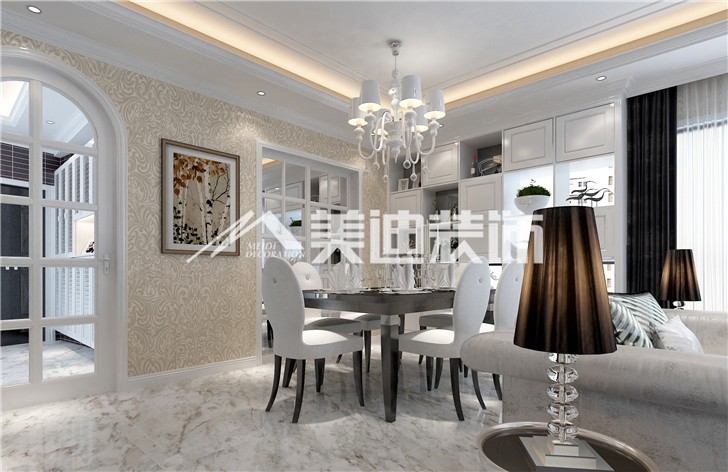 通用時(shí)代新古典風(fēng)裝修案例圖—客廳