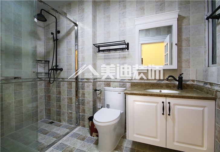 梅溪湖合能璞麗簡歐風(fēng)裝修案例圖—衛(wèi)生間