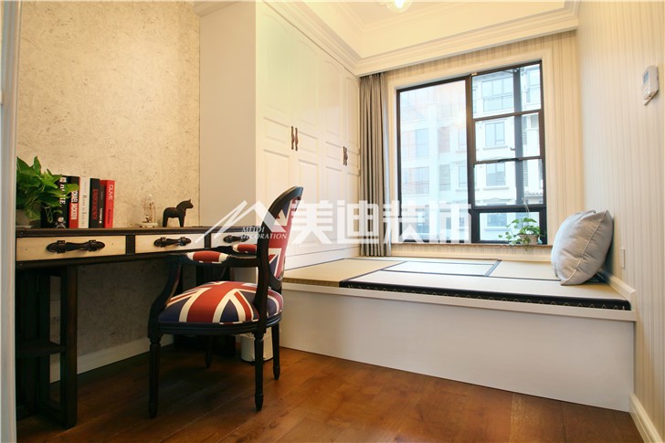 香樟公館美式風(fēng)裝修案例圖—臥室