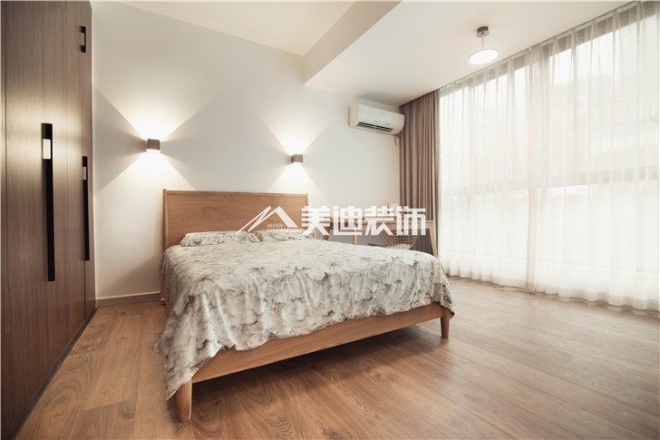 金科東方大院150平MIJI生活風裝修案例圖—臥室