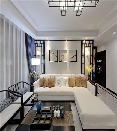 220平優(yōu)雅新中式風(fēng)720度全 ...